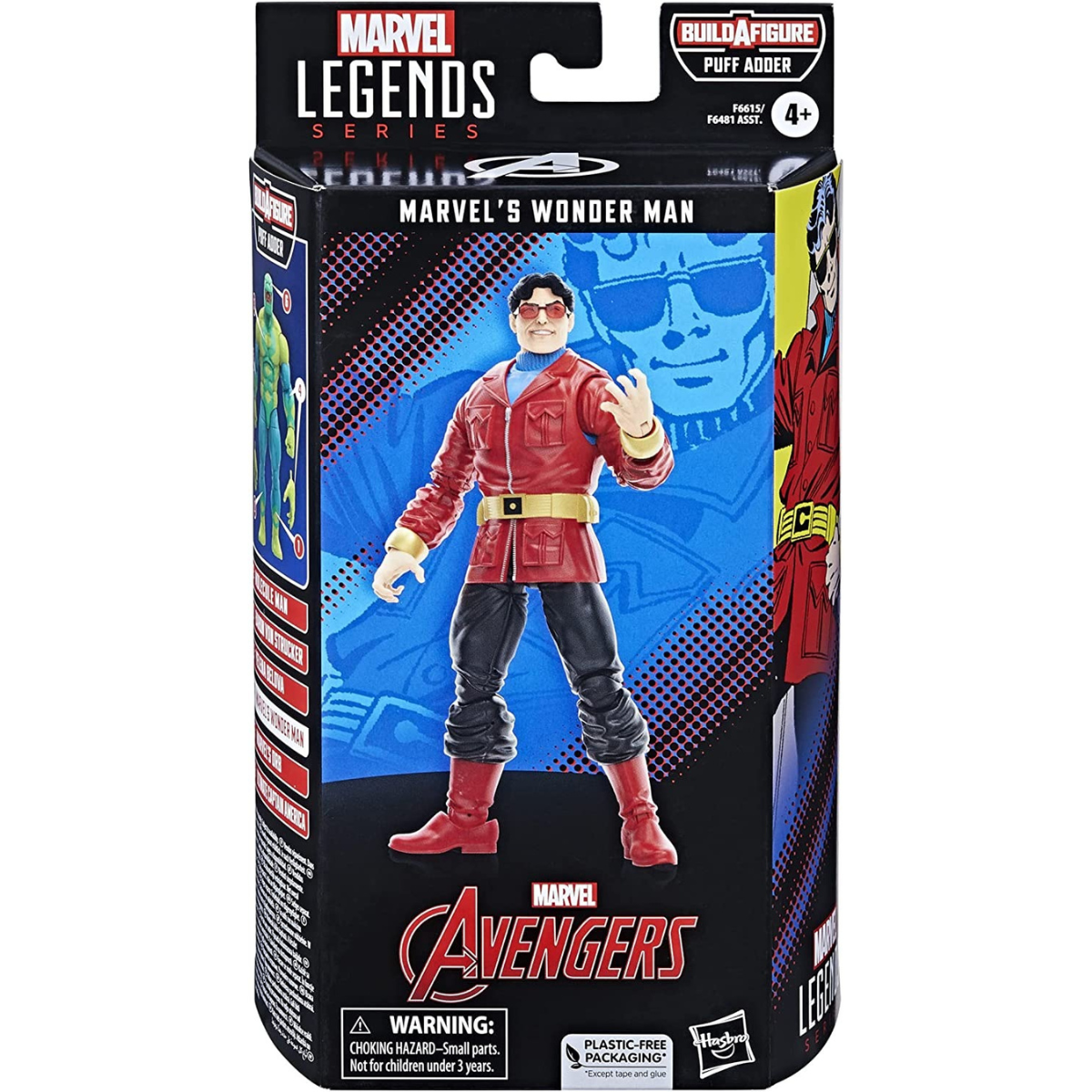 Marvel Legends Wonder Man (Puff Adder BAF) - Pre-Owned / In Box