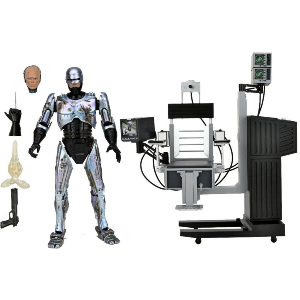 NECA Ultimate Battle Damaged RoboCop with Chair