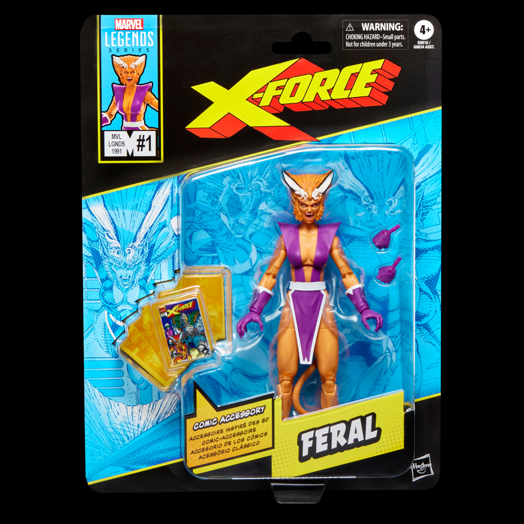 Marvel Legends Series Feral (1991's X-Force #1 Mini-Comic)