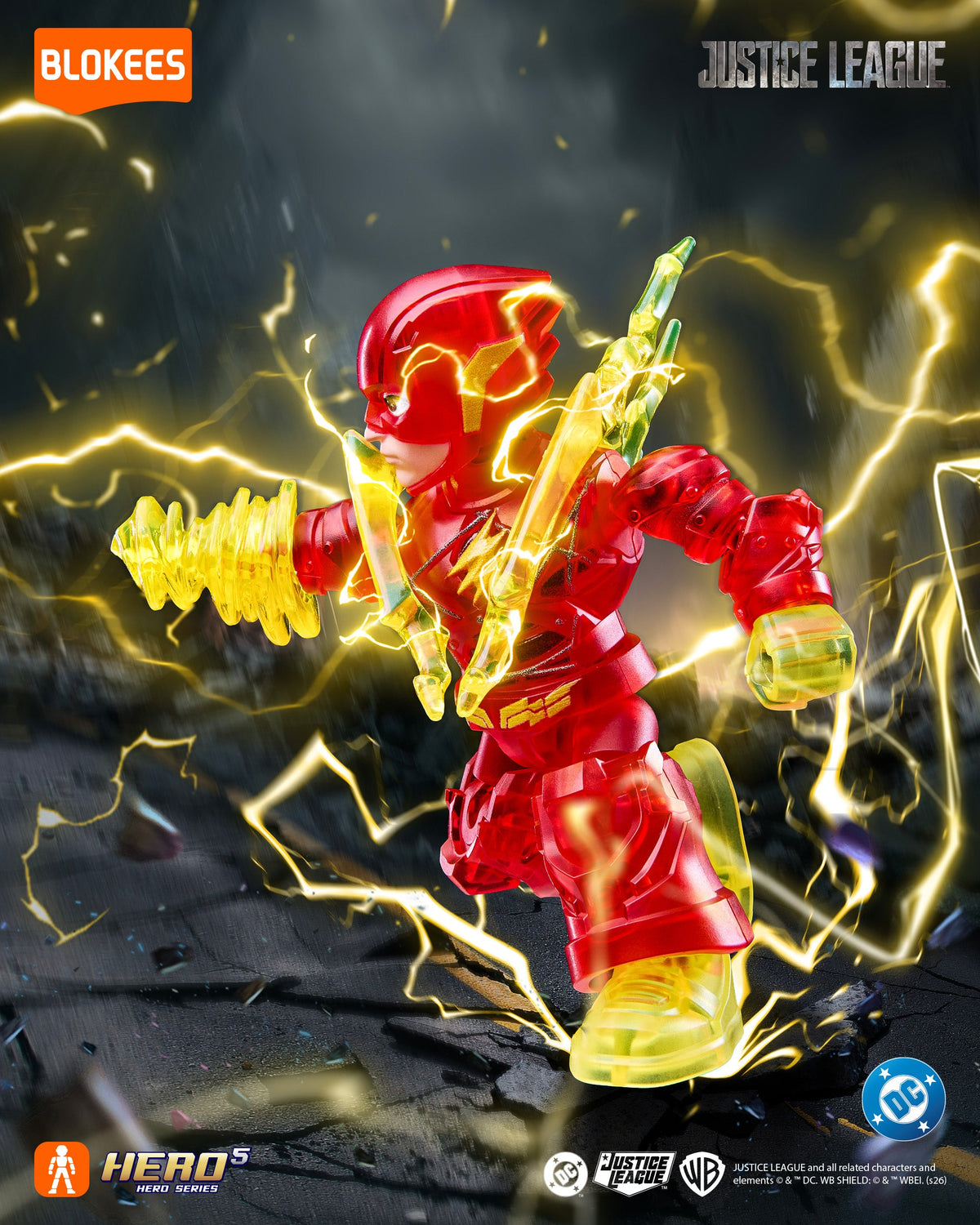 Blokees DC Defender Version 02: Justice League (Box Of 12 Individually Boxed)