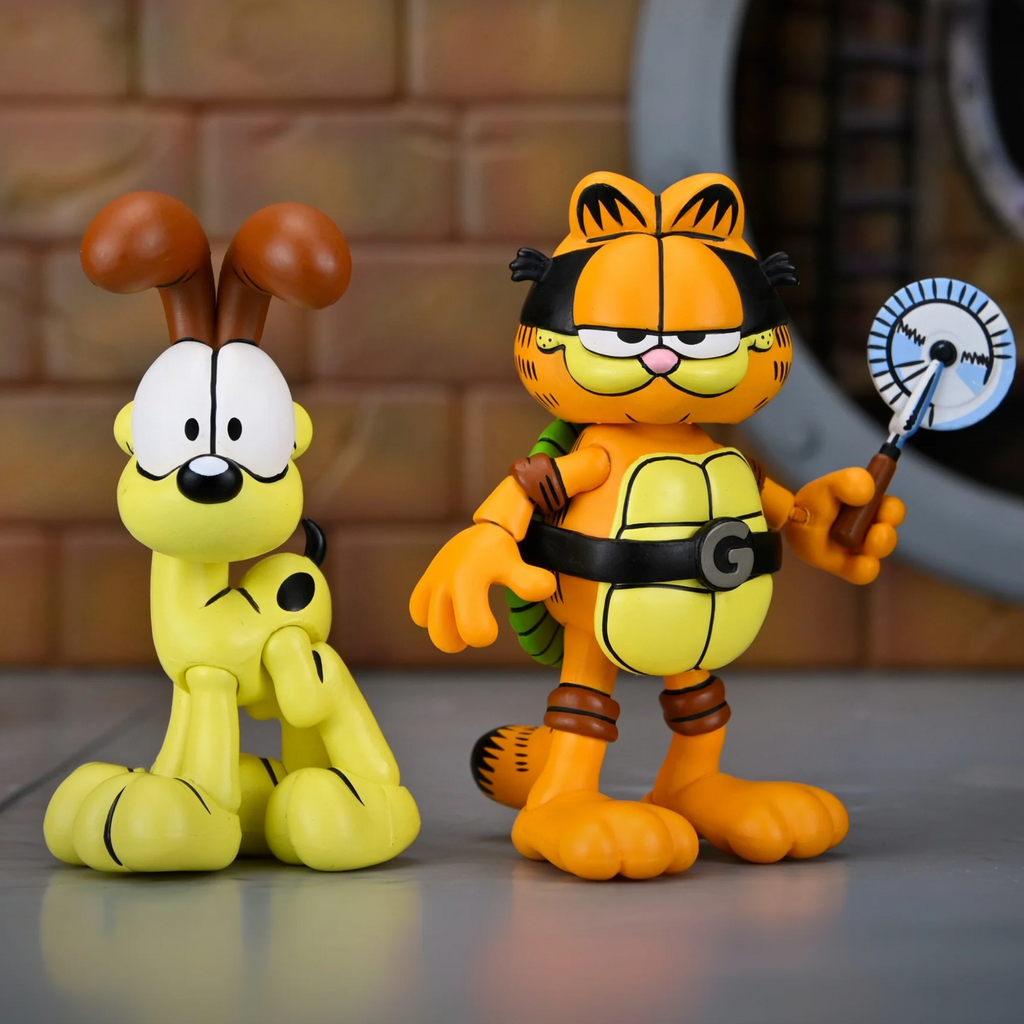 NECA Teenage Mutant Ninja Turtles x Garfield Archie Comics Ultimate Garfello & Odie 2-Pack