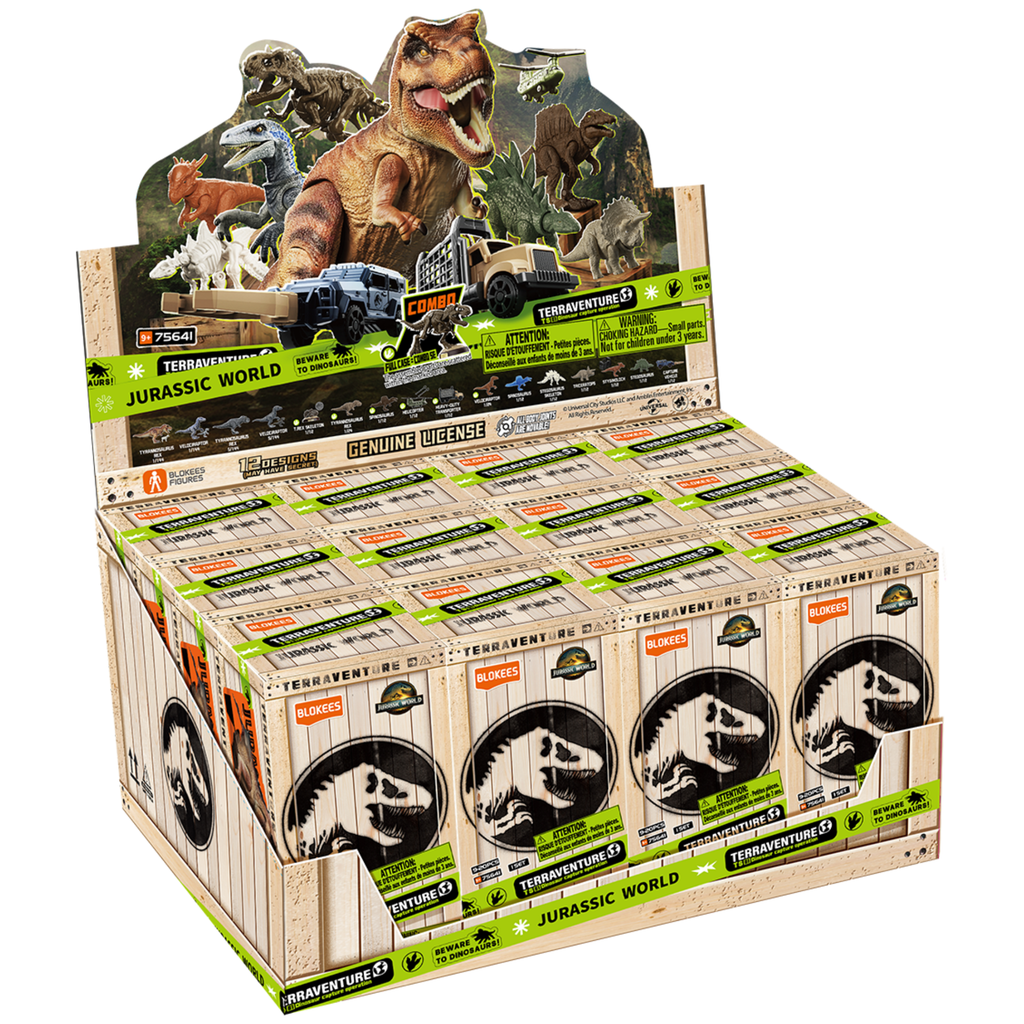 Blokees Jurassic World Terraventure Wave 1: Dinosaur Capture Operation