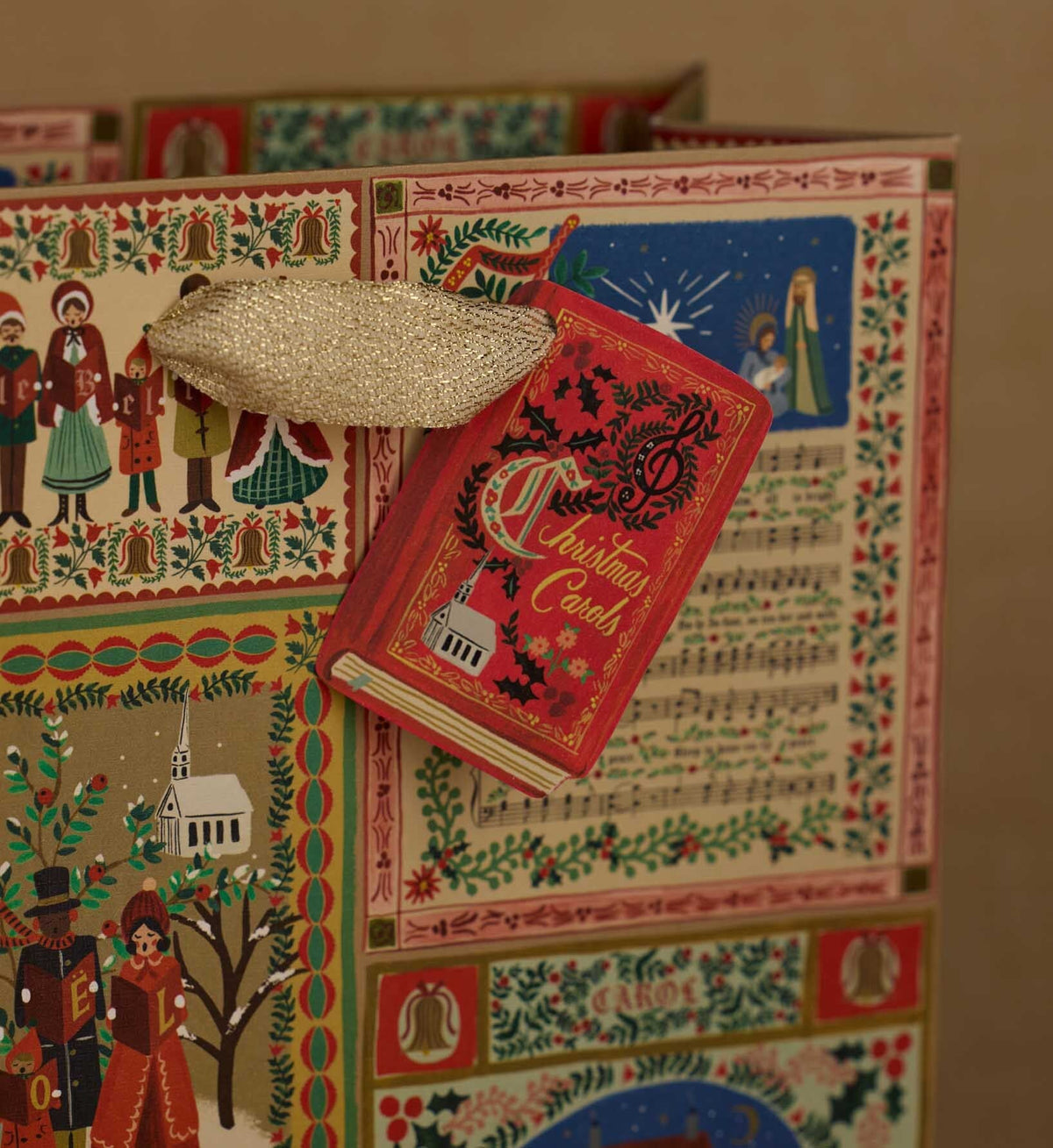 Christmas Carols Small Gift Bag