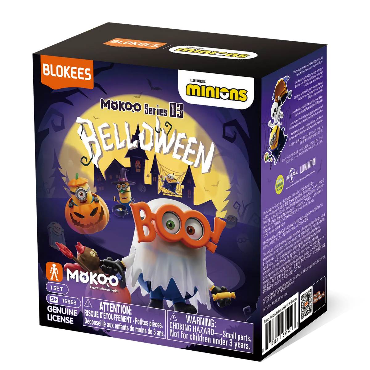 Blokees Minions Mokoo 03 Belloween (Box of 6 Individually Boxed)