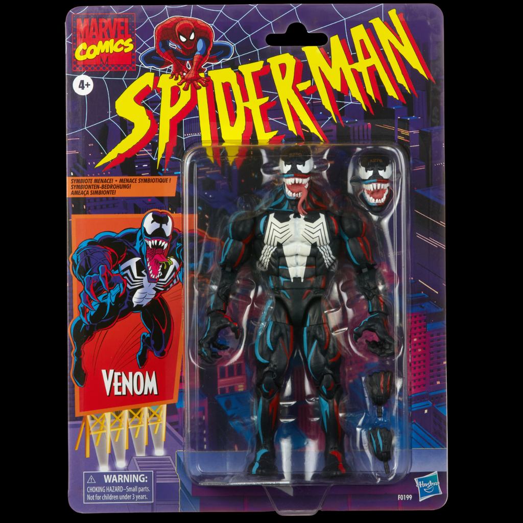 Marvel Legends Series Spider-Man Retro Venom (Re-Run)