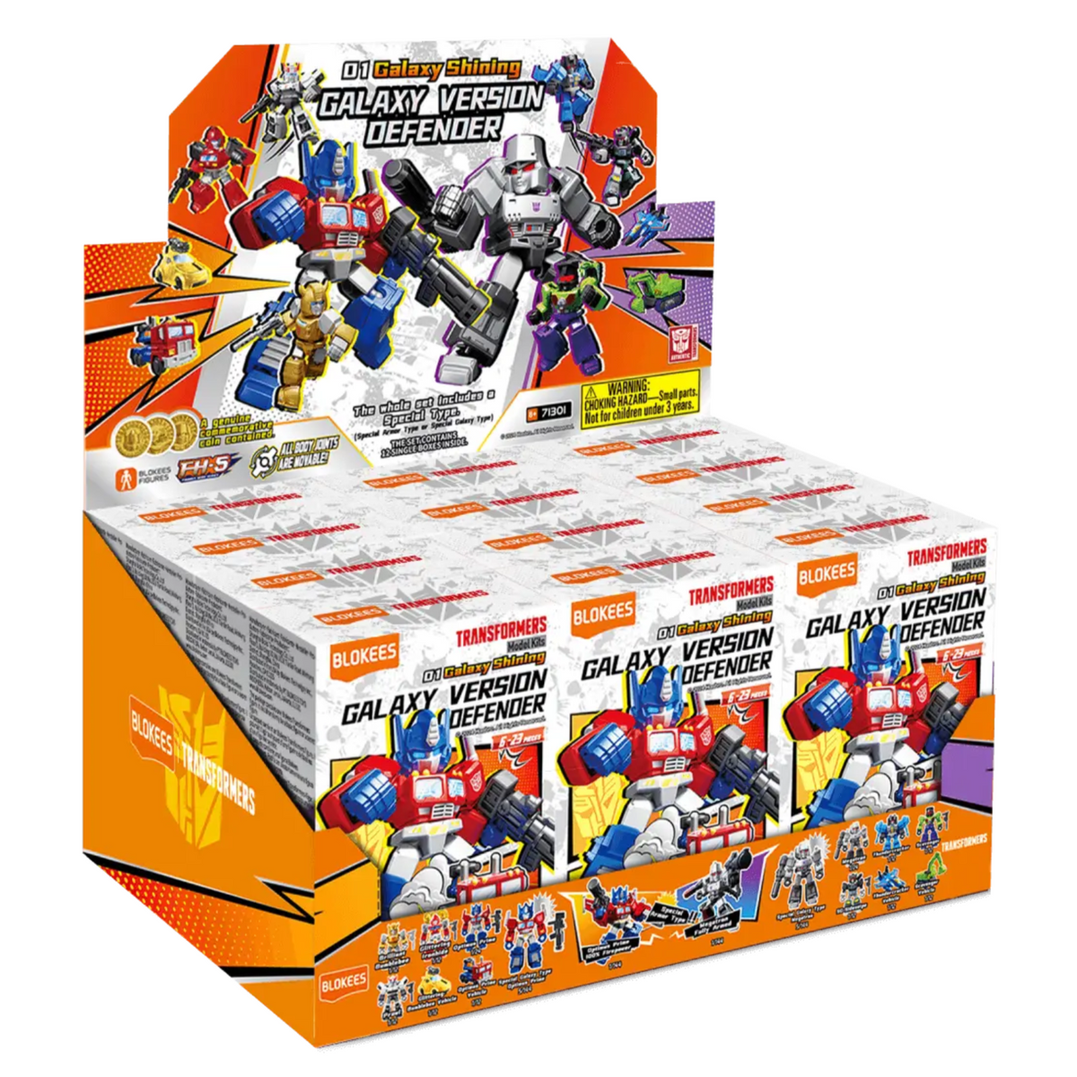 Blokees Transformers Defender 01: Shining Galaxy (Box of 12 Individually Boxed)