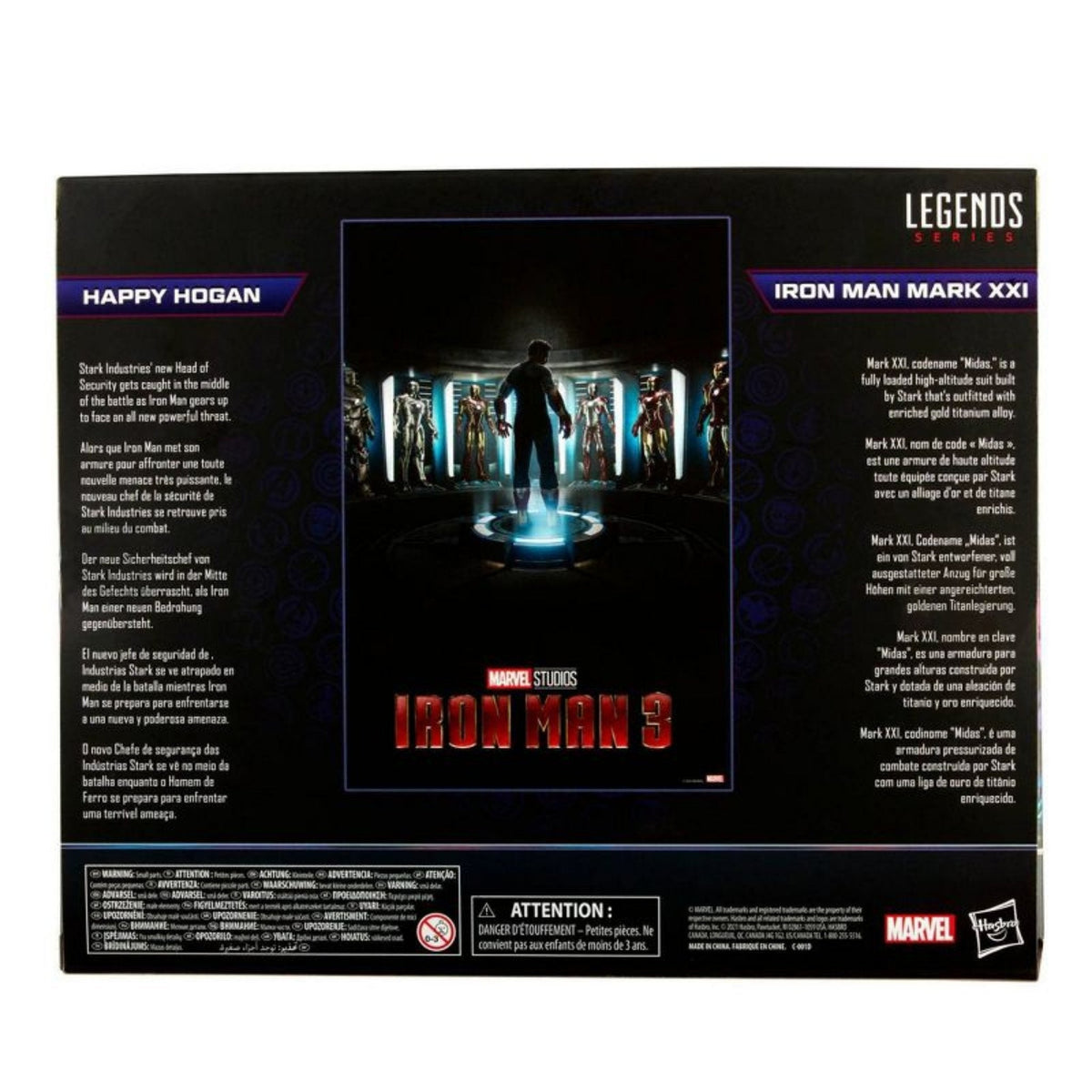 Avengers Infinity Saga Marvel Legends Happy Hogan and Iron Man Mark 21