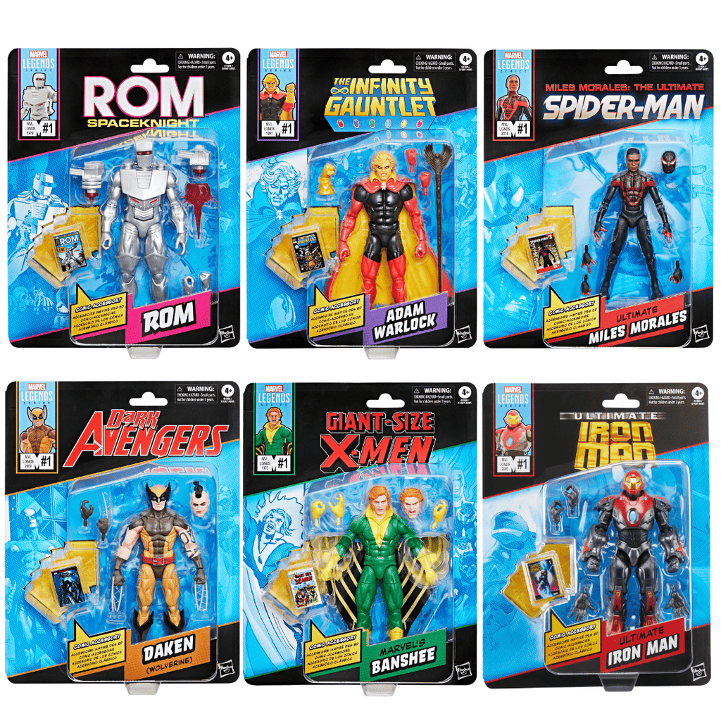 Marvel Legends Series Mini-Comics Wave 1 COMPLETE SET OF 6