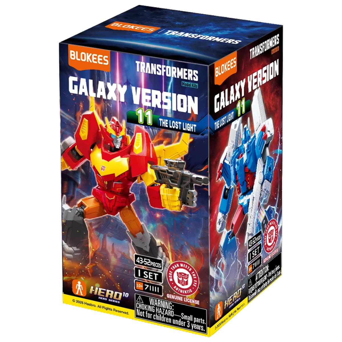 Blokees Transformers Galaxy 11: The Lost Light (Box Of 9 Individually Boxed)