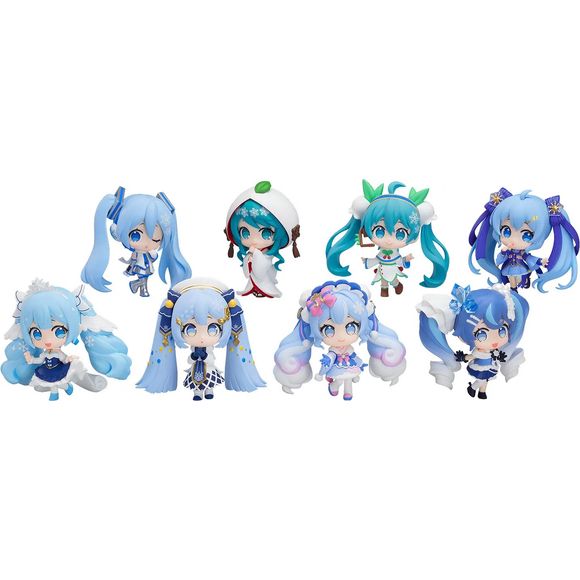 (PRE-ORDER: APR 2027) Good Smile Company Hatsune Miku Snow Miku All Stars Figure Collection Vol. 2 Complete Set of 8