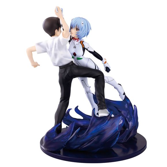 (PRE-ORDER: FEB 2027) Bandai Evangelion 2.22 Revible Moment Ichibansho Shinji Ikari & Rei Ayanami Figure