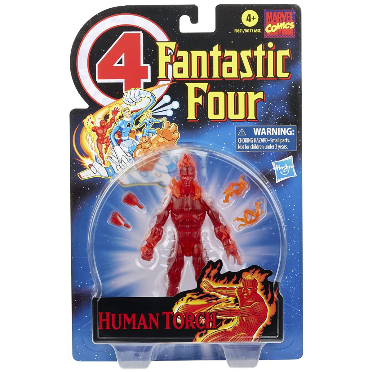 Marvel Legends Retro Human Torch - Pre-Owned / In Box