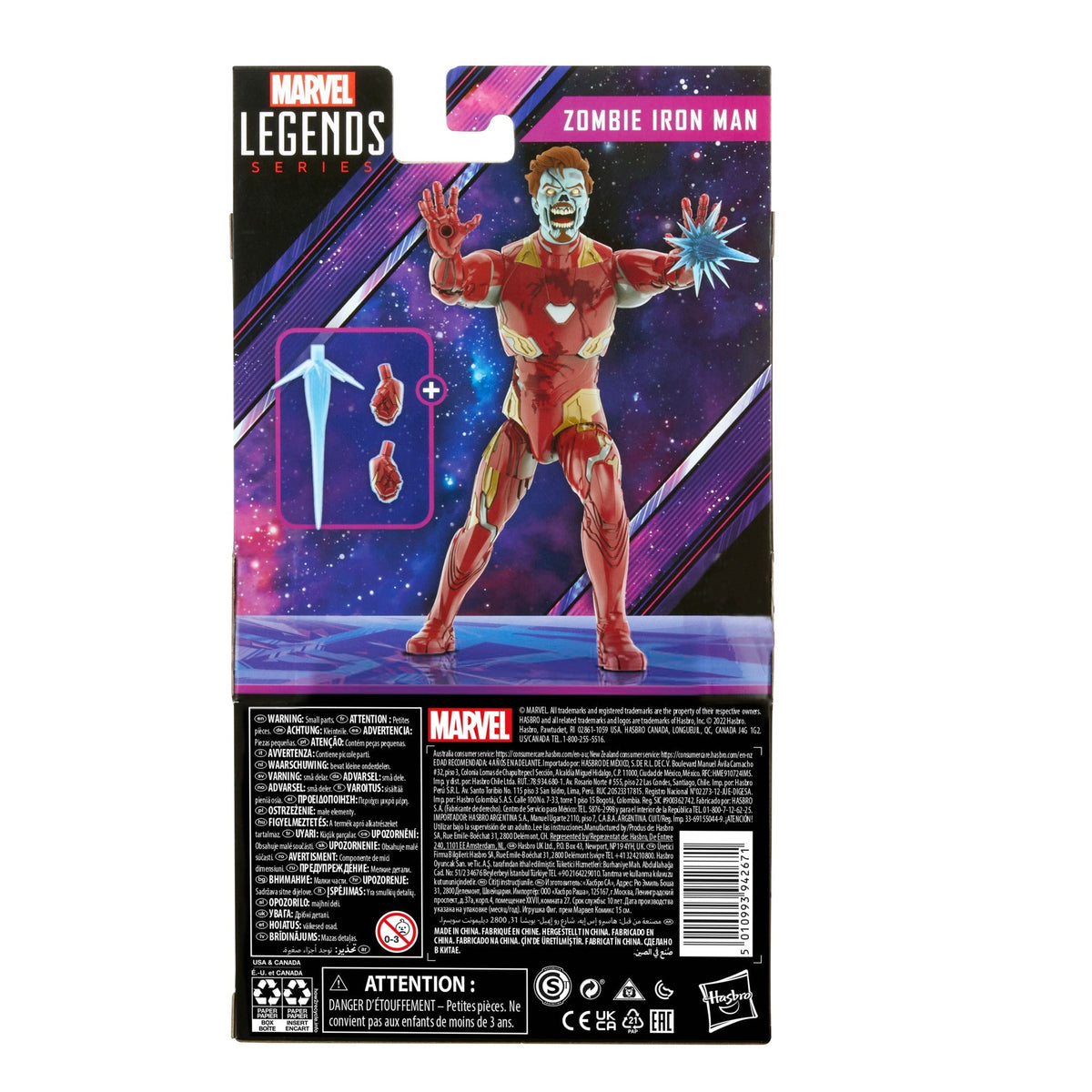 Marvel Legends Zombie Iron Man (Khonshu BAF)