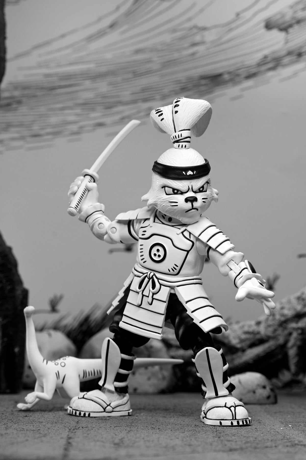 NECA Teenage Mutant Ninja Turtles Ultimate Samurai Usagi Yojimbo (Black & White)