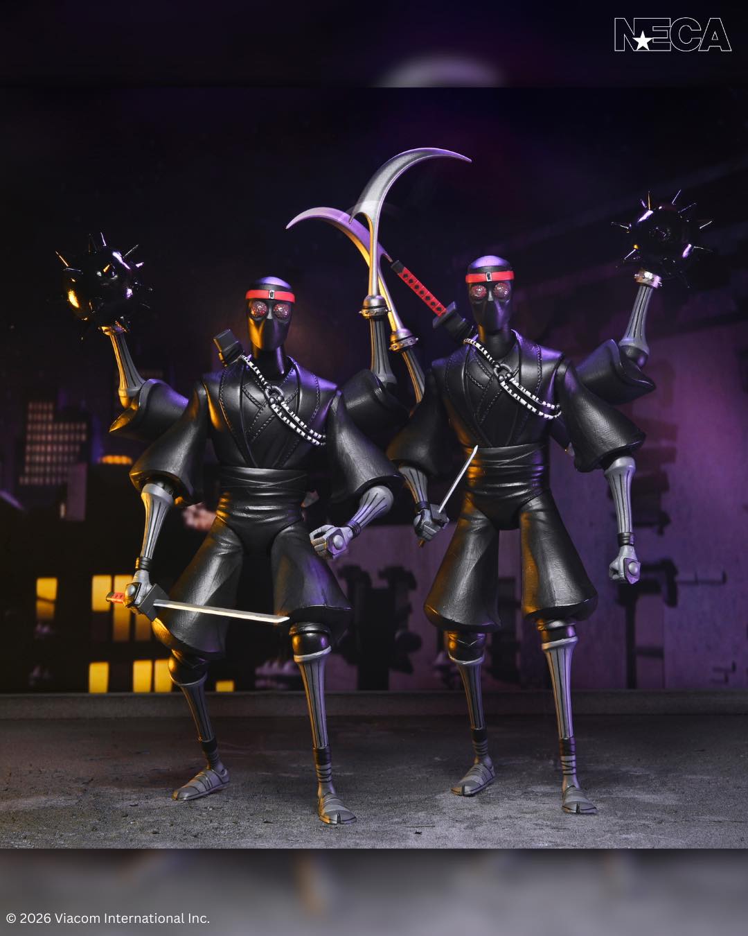 NECA Teenage Mutant Ninja Turtles Footbots 2-Pack (2012 Cartoon)