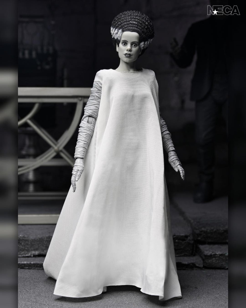 NECA Universal Monsters Bride Of Frankenstein 90th Anniversary The Monster & His Mate 2-Pack (Black & White)