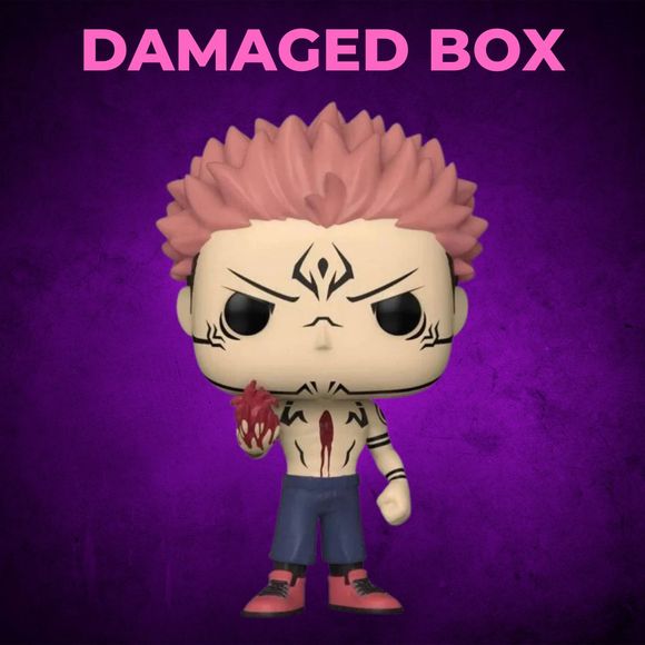Damaged Box Galactic Toys Exclusive - Funko Pop! Jujutsu Kaisen - Sukuna w/ Heart