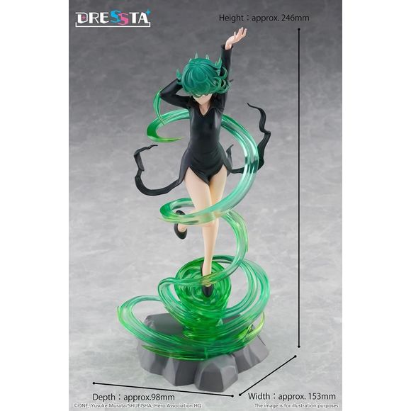 (PRE-ORDER: APR 2027) Taito One-Punch Man DRESSTA Terrible Tornado (Tatsumaki) Statue Figure