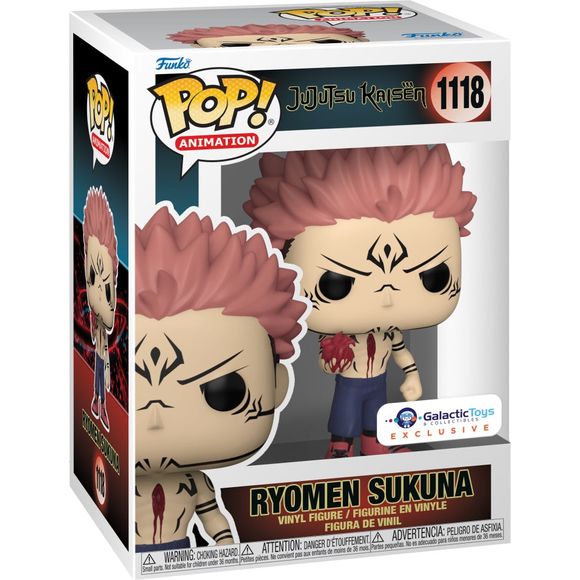 Galactic Toys Exclusive Funko Pop! Animation: JJK- Sukuna w/ Heart Common Pop Vinyl