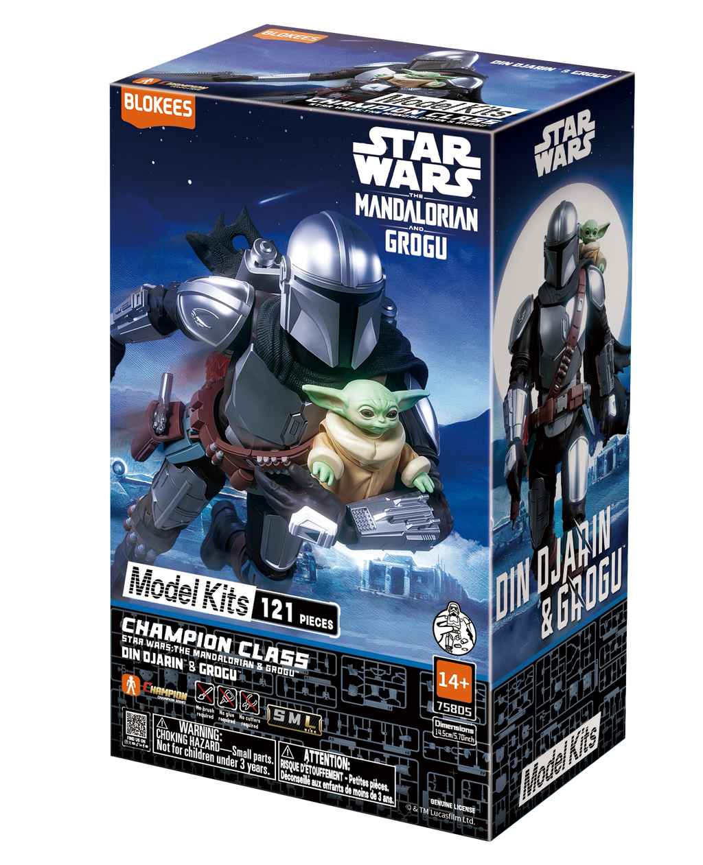 Blokees Star Wars Champion Class The Mandalorian & Grogu CC05 Din Djarin & Grogu