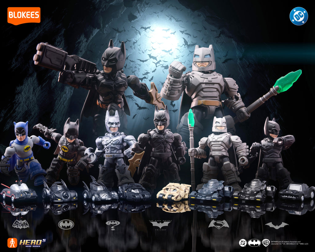 Blokees DC Defender Version 01: Legendary Batman Assemble (Box Of 12 Individually Boxed)