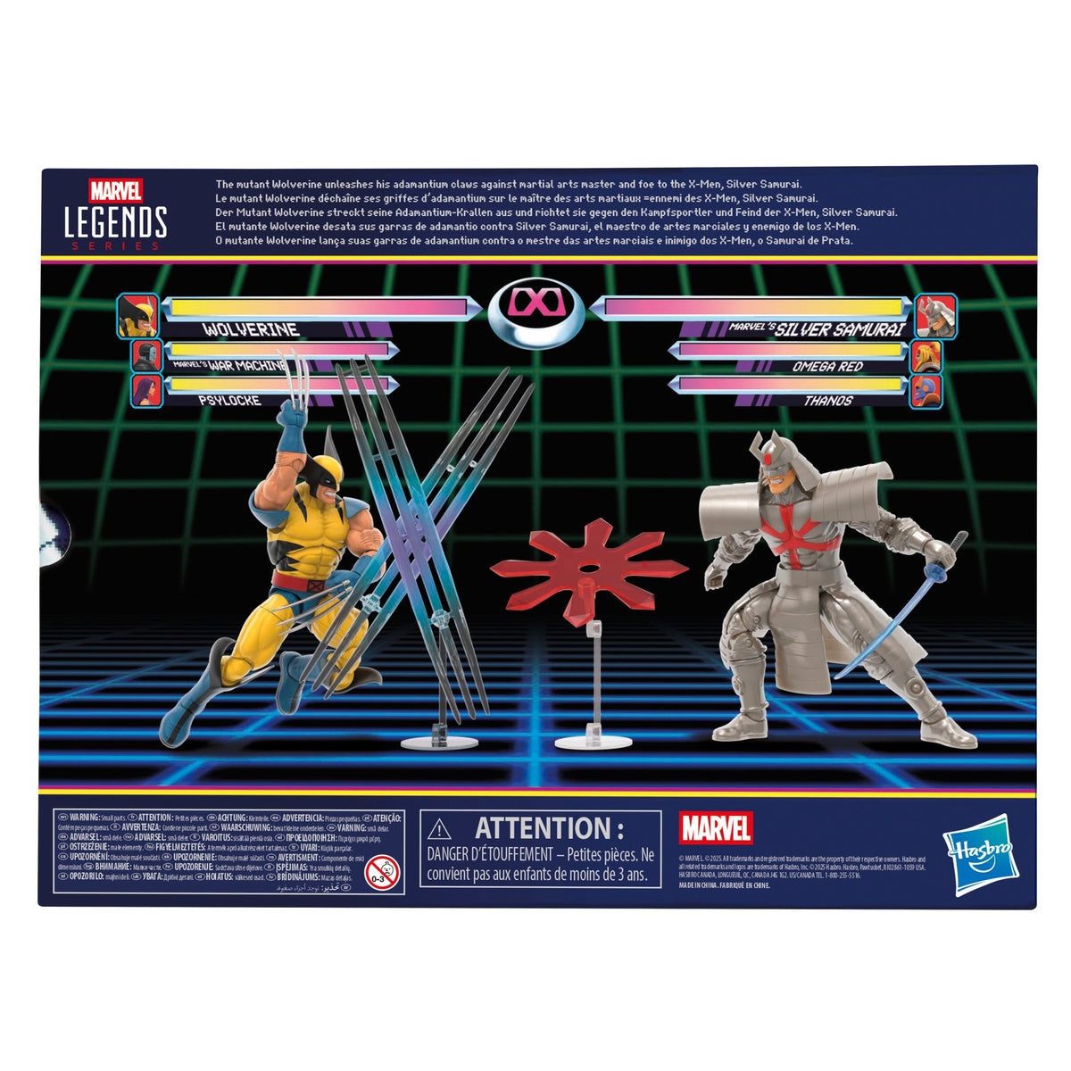 Marvel Legends Series Gamerverse Wolverine vs Silver Samurai