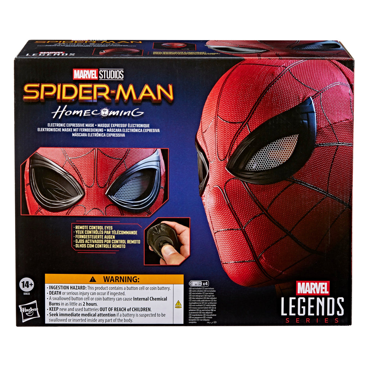 Marvel Legends Series Spider-Man Electronic Expressive Mask