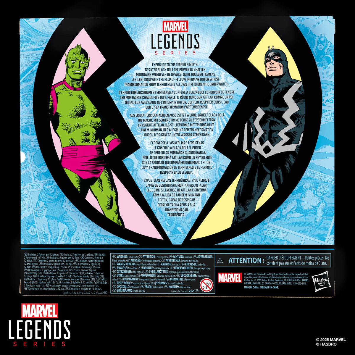 Marvel Legends Series Inhumans Black Bolt & Triton