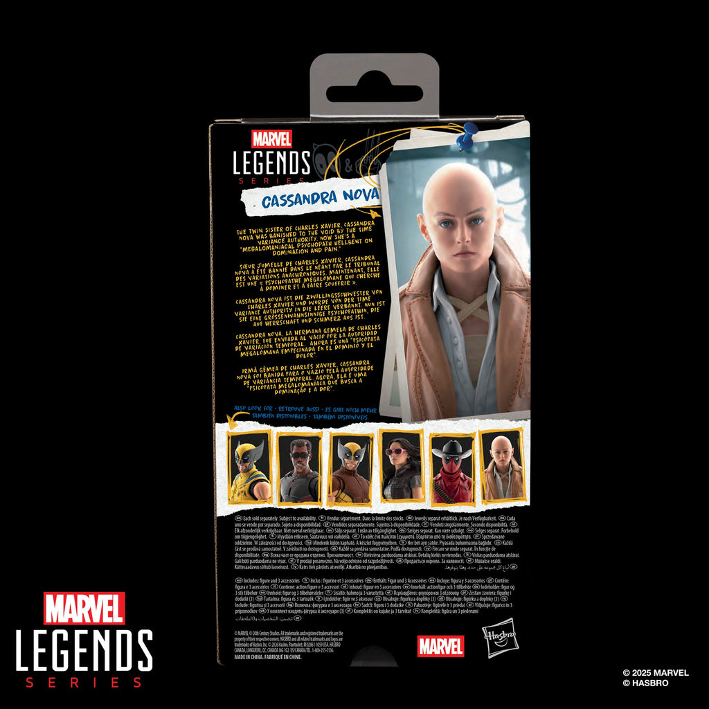 Marvel Legends Series Deadpool & Wolverine Wave COMPLETE SET OF 6