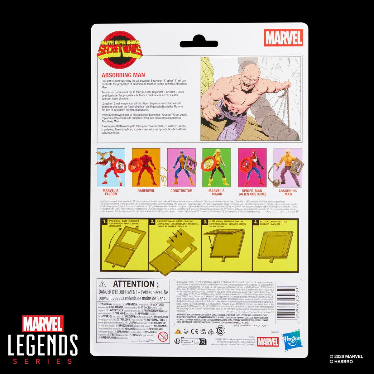 Marvel Legends Series Secret Wars Absorbing Man