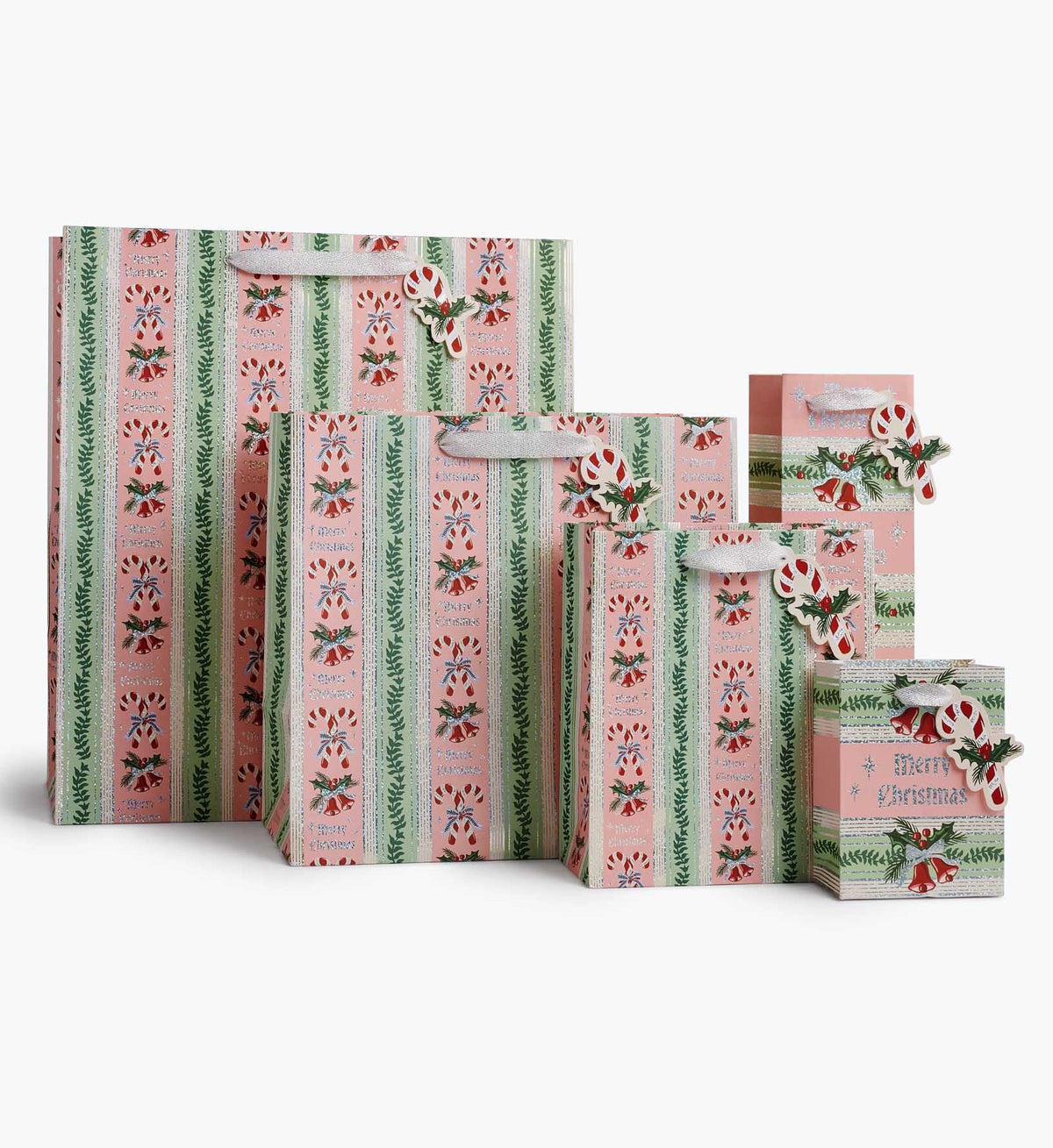 Candy Cane Stripe Small Gift Bag