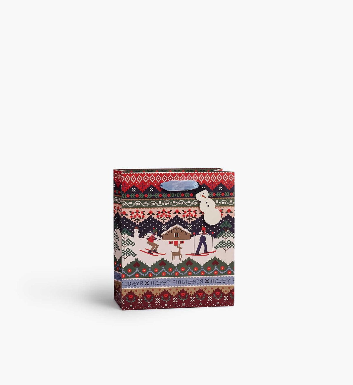 Ski Chalet Medium Gift Bag