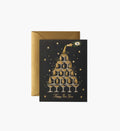 Champagne New Year Card - Single Card