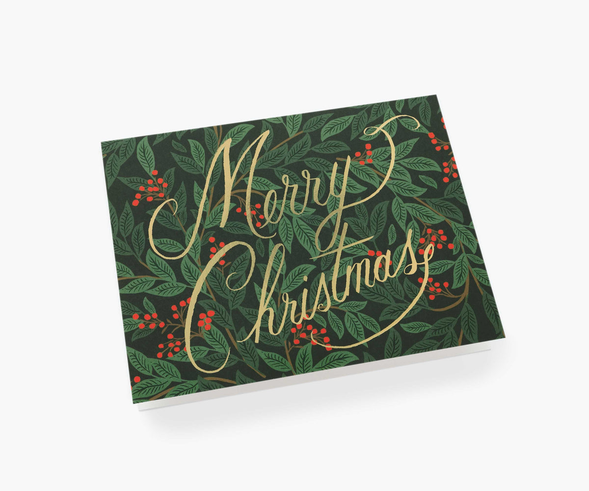 Willowberry Christmas Holiday Card - Single Card