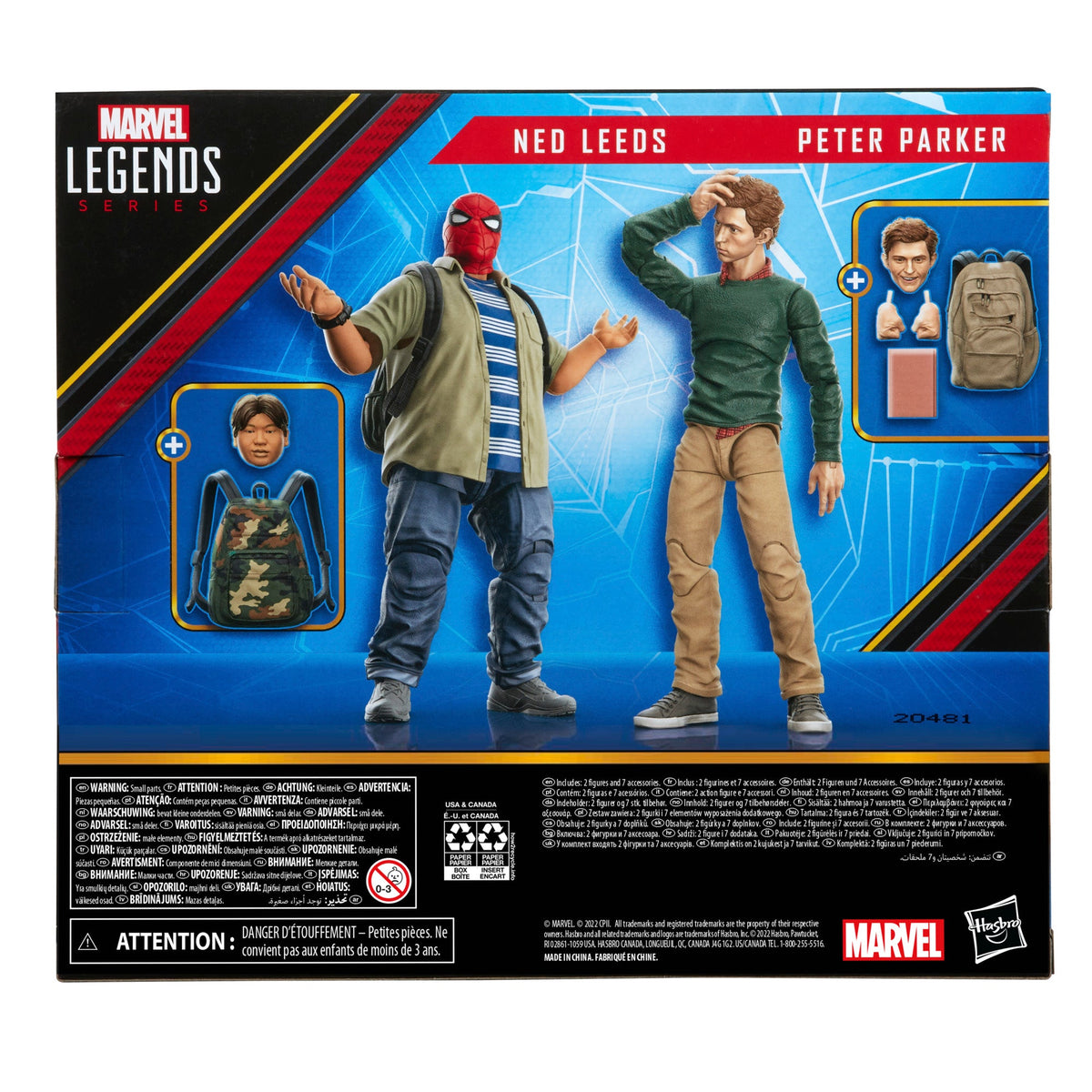 Marvel Legends 60th Anniversary Peter Parker and Ned Leeds 2-Pack