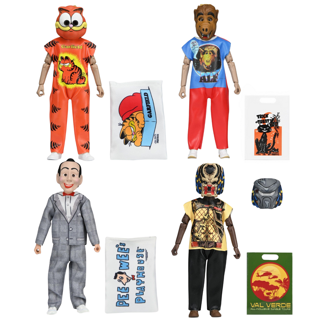 NECA Ben Cooper Costumes Series 8: 80's at 8 Set of 4 (6" Clothed Figures)