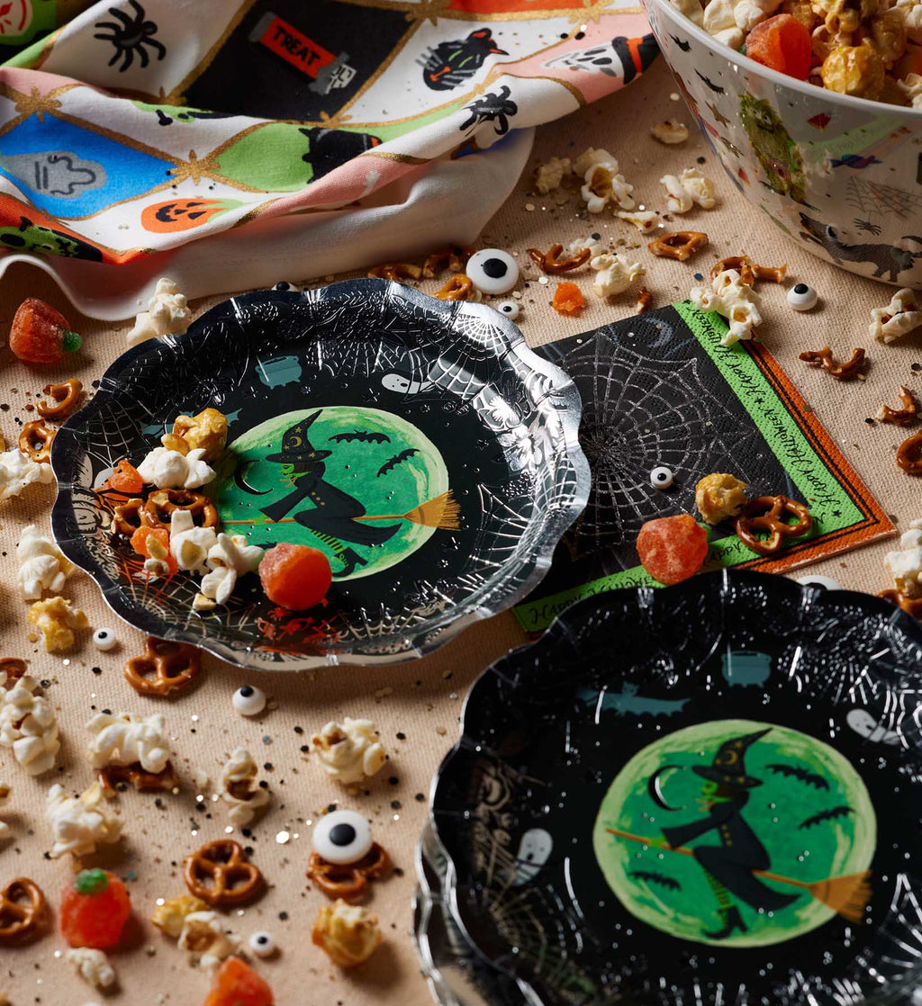 Small Paper Plates - Witches Brew