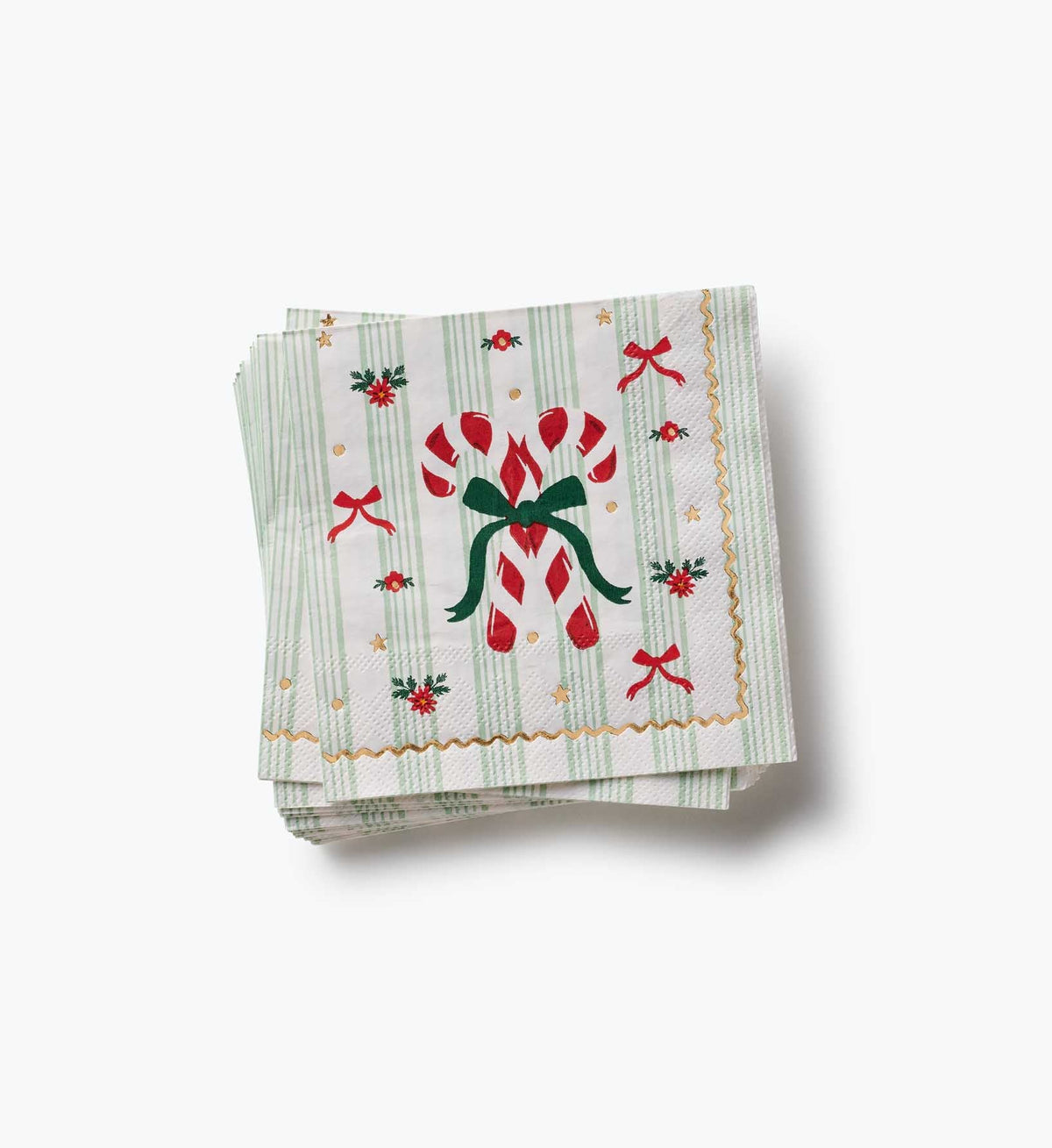 Paper Cocktail Napkins - Holly Jolly