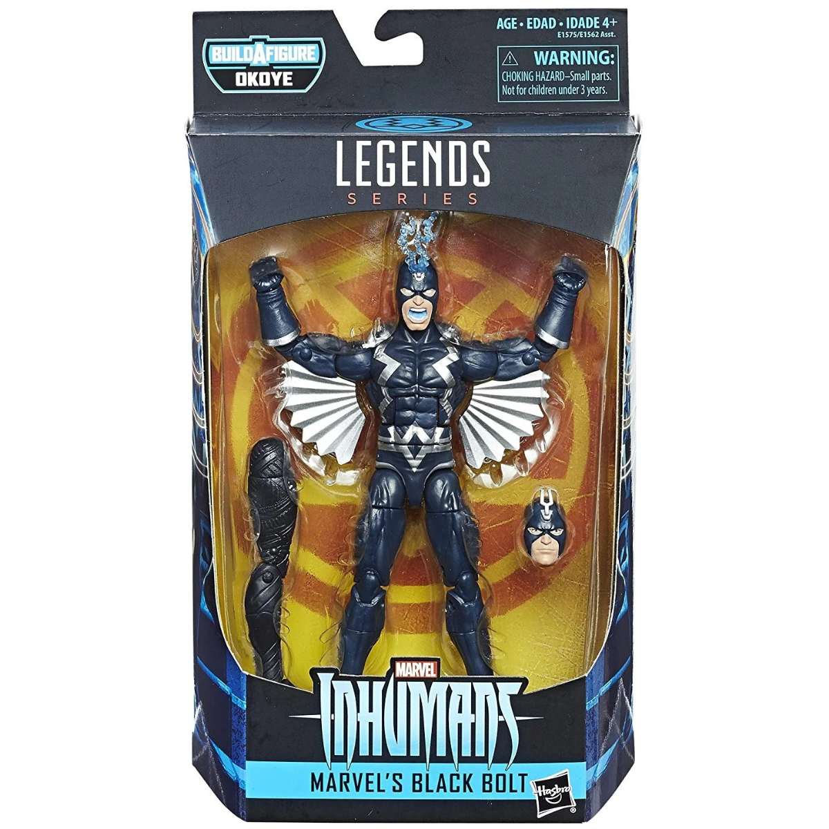 Marvel Legends Black Bolt (Okoye BAF) - Pre-Owned / In Box