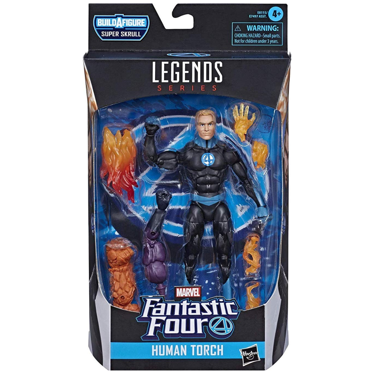Marvel Legends Human Torch (Super Skrull BAF) - Pre-Owned / In Box