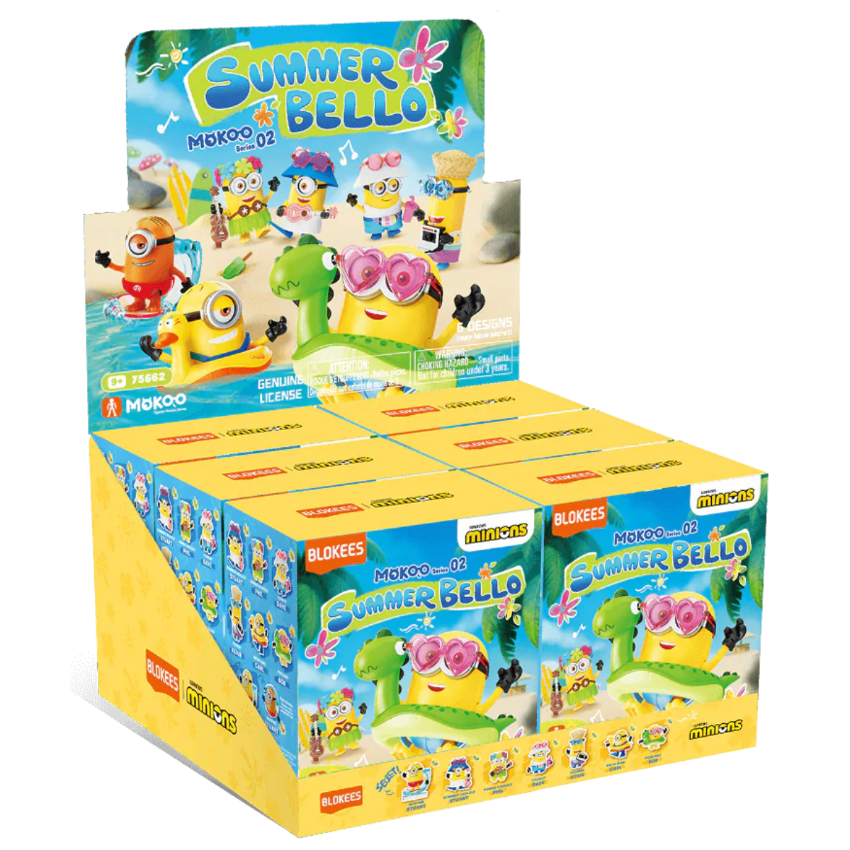 Blokees Minions Mokoo Series 02: Summer Bello (Box of 6 Individually Boxed)