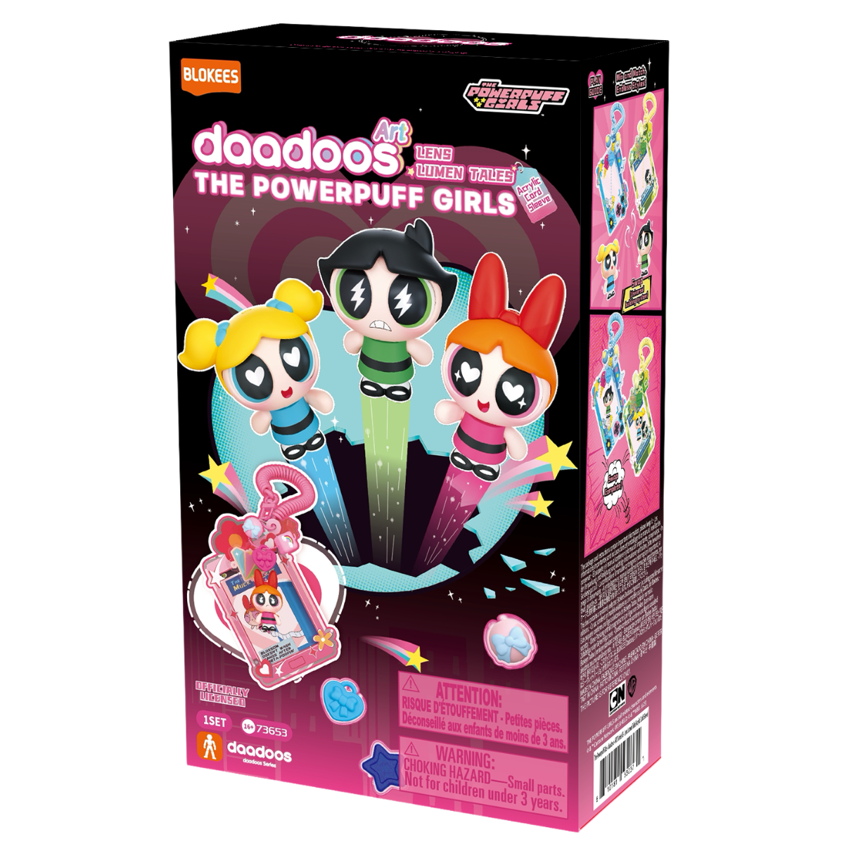 Blokees The Powerpuff Girls daadoos Art Series 01 Lens Lumen Tales Acrylic Card Sleeve (Single Random Blind Box)