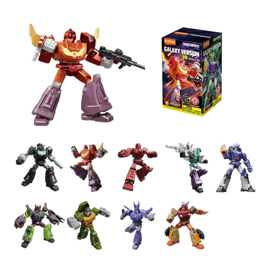 Blokees Transformers Galaxy 10: One Shall Stand (Box Of 9 Individually Boxed)