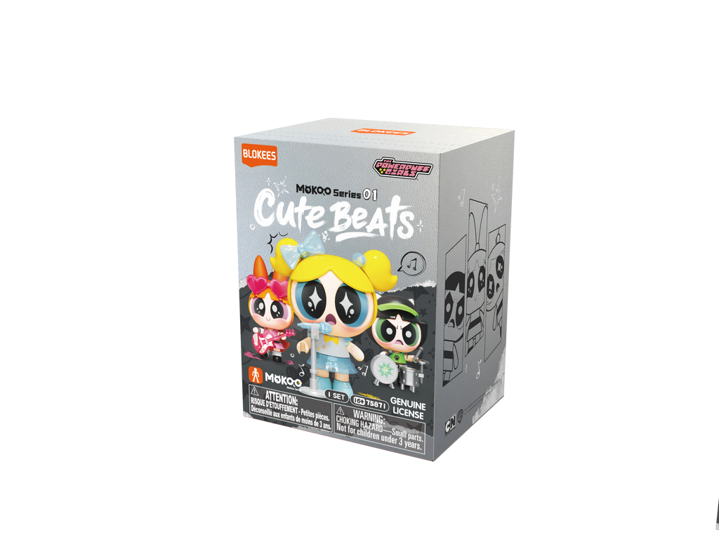 Blokees The Powerpuff Girls MOKOO Series 01: Cute Beats (Box Of 9 Individually Boxed)