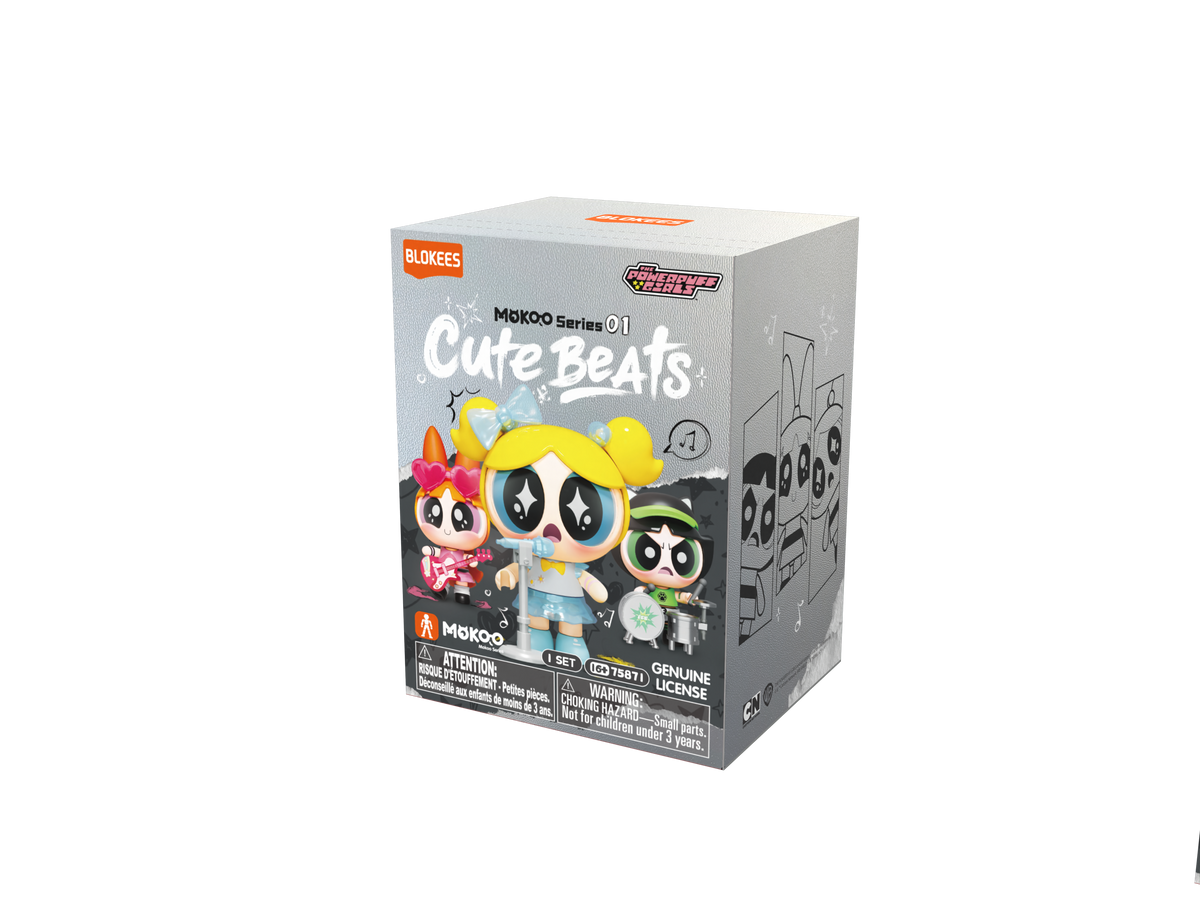Blokees The Powerpuff Girls MOKOO Series 01: Cute Beats (Box Of 9 Individually Boxed)