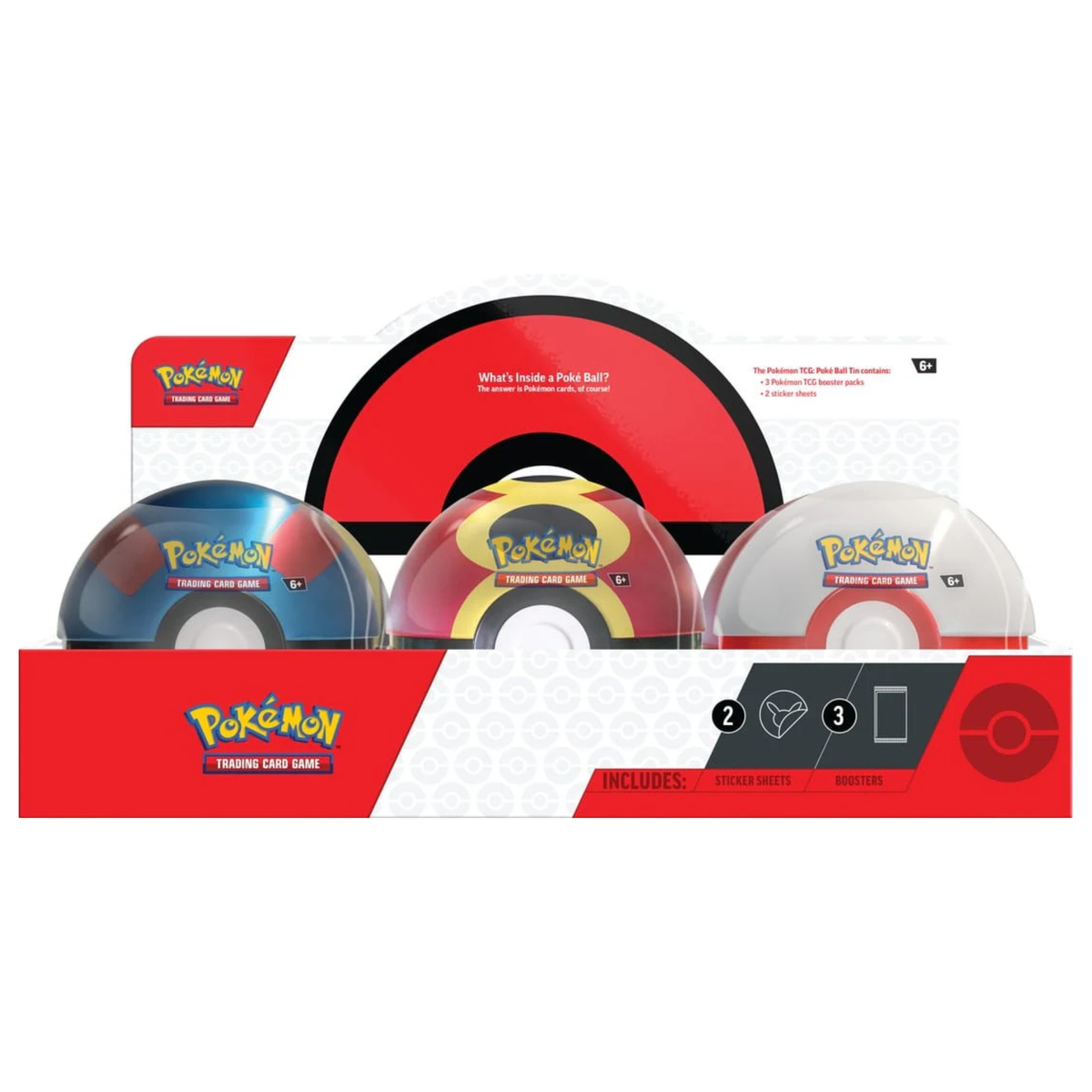 Pokémon 2025 Q4 Poke Ball Tin Display