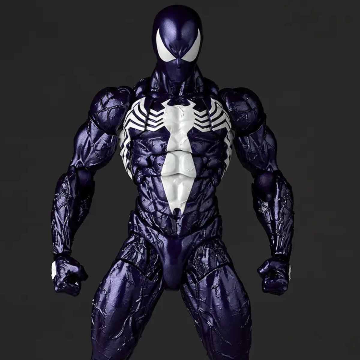 Marvel Comics Amazing Yamaguchi Revoltech NR106 Symbiote Suit Spider-Man (Purple Version)