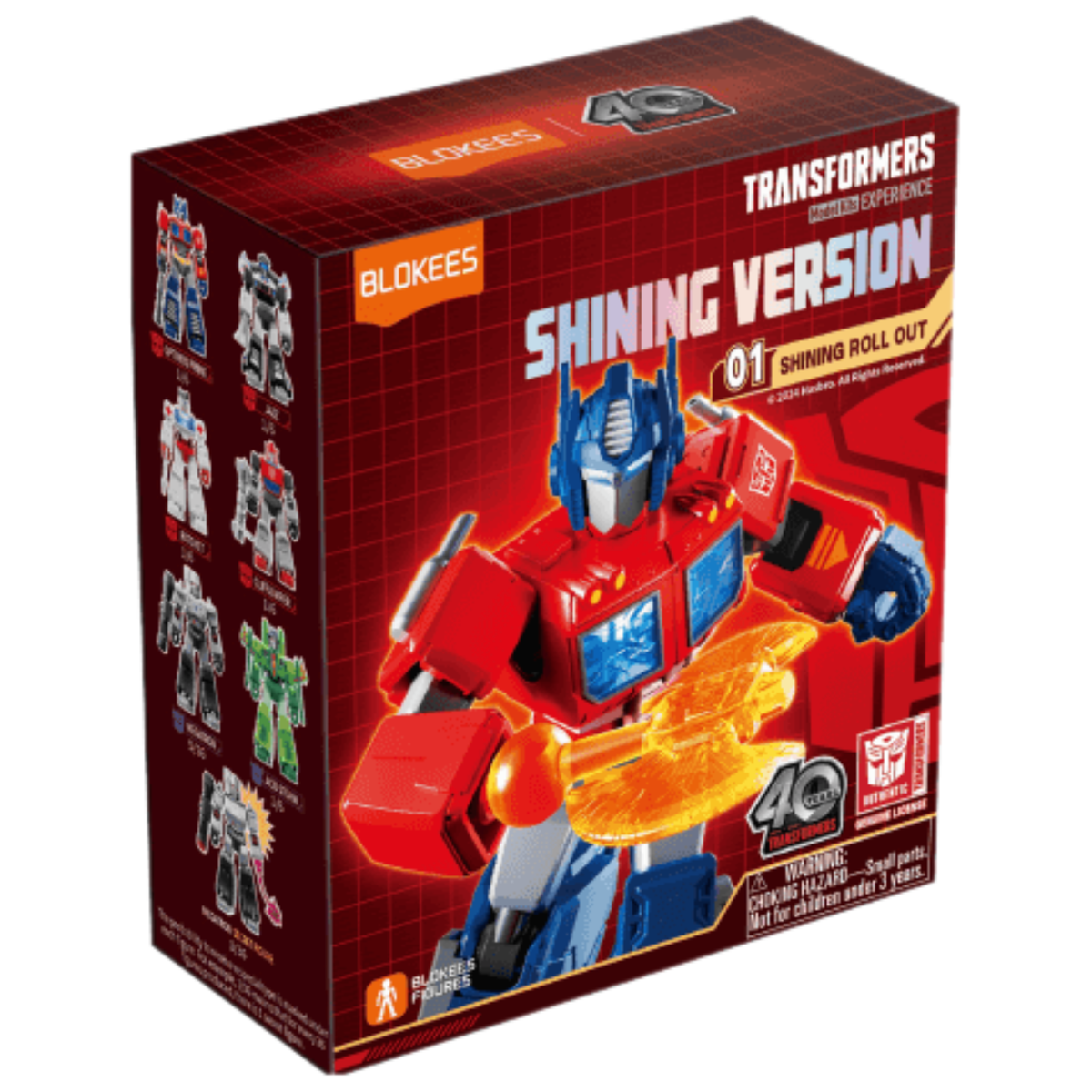 Blokees Transformers Shining Version 01 Roll Out (Single Random Blind Box)