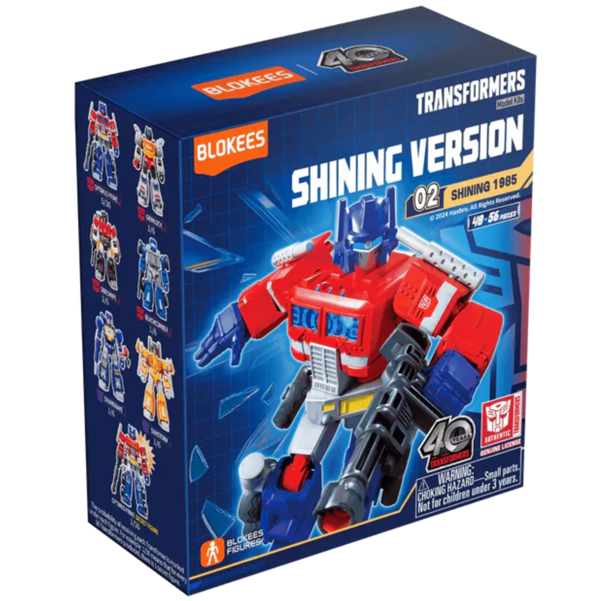Blokees Transformers Shining Version 02 Shining 1985 (Single Random Blind Box)
