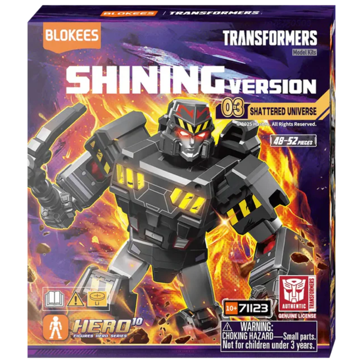 Blokees Transformers Shining Version 03 Shattered Universe (Single Random Blind Box)